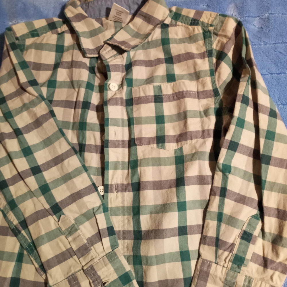 Gymboree boy dress  shirt,size 5-6
